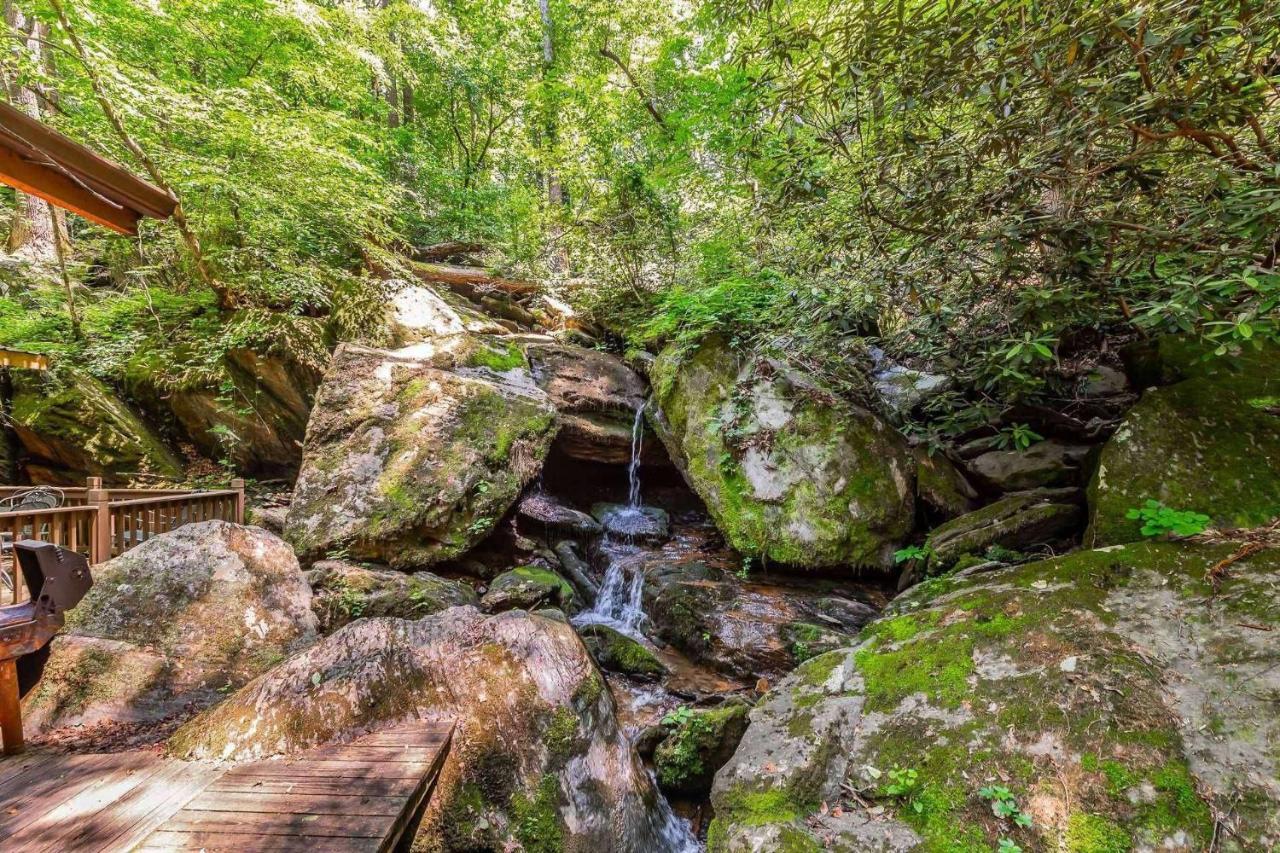 Waterfall Cabin McCookville Exterior foto