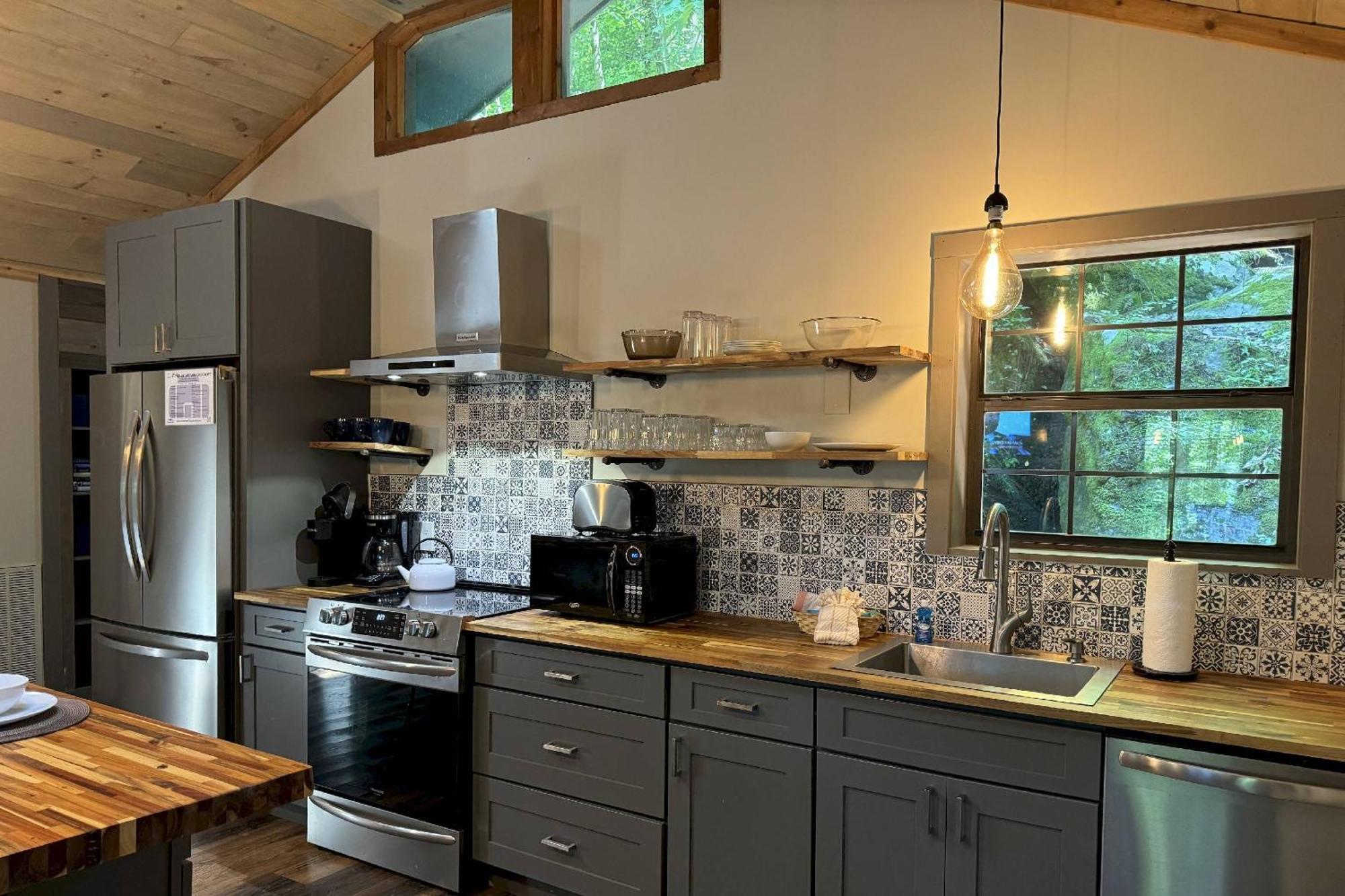 Waterfall Cabin McCookville Exterior foto